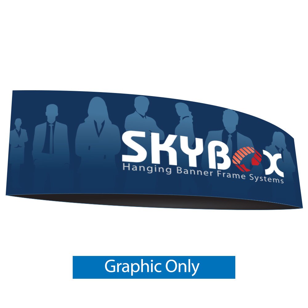 10x3.5 ft. Hanging Banner Football — Single Sided Graphic Only with Black Back Fabric